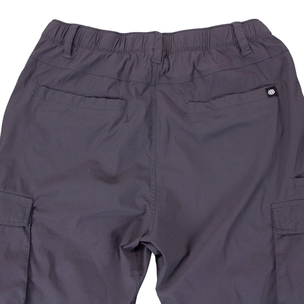 686 Traveler Cargo Pants Mens M Gray Nylon‎ Stretch Outdoor Hiking KCRGNS68